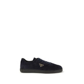 Blue Calf Leather Bos Taurus Low Top Sneakers