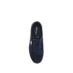 Blue Calf Leather Bos Taurus Sneakers