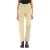 Brown Cotton Jeans Denim