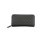 Black Polyurethane Women Wallet