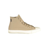 Beige Leather Unisex Sneaker