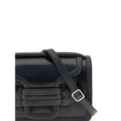 Black Calf Leather Bos Taurus Shoulder Bag