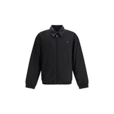 Black Recycled Polyamide Full-Length Jacket