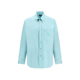 Blue Cotton Dress Shirt