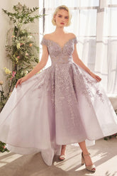 Lavender Story Highlow Hem Gown-0