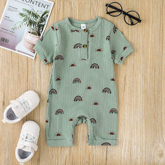Summer New Short Sleeves For Baby And Infants Rompers Jumpsuit