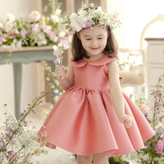 Summer Puffy Yarn Western-style Dress Female Baby One-year-old Dress Birthday Flower Girl Children's Skirt
