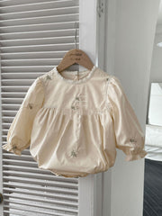 Toddler Baby Embroidery Climbing Suit Onesie