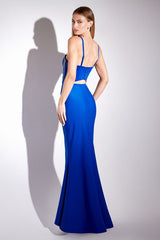 Beaded Draped Bodice Sweetheart Neckline Bodycon Dress-3