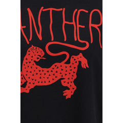 تي شيرت قطن أسود