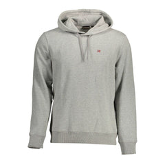 Gray Cotton Hoodie