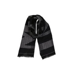 Black Virgin Wool Scarf
