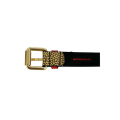 Beige Polyvinyl Women Belt