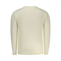 White Acrylic Men Sweater