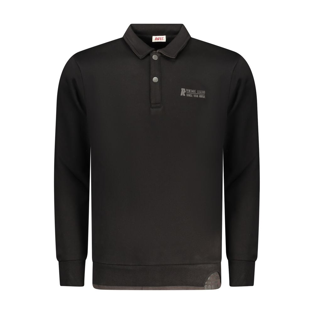 Nero Cotton Men Polo Shirt
