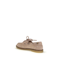 حذاء بوس توروس من جلد العجل البيج