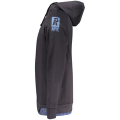 بلوزة قطنية زرقاء للرجال