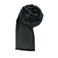 Green Wool Unisex Scarf