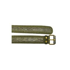 Green Genuine Leather Women Belt