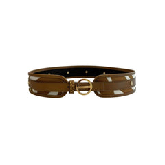 Brown Genuine Leather Women Belt