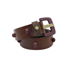Brown Genuine Leather Women Belt