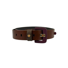 Brown Genuine Leather Women Belt