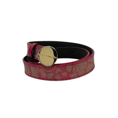 Red Genuine Leather Women Belt