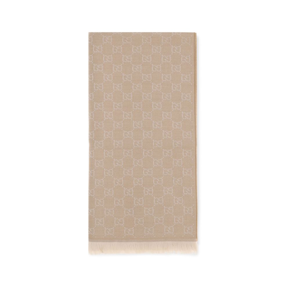 وشاح صوف بيج