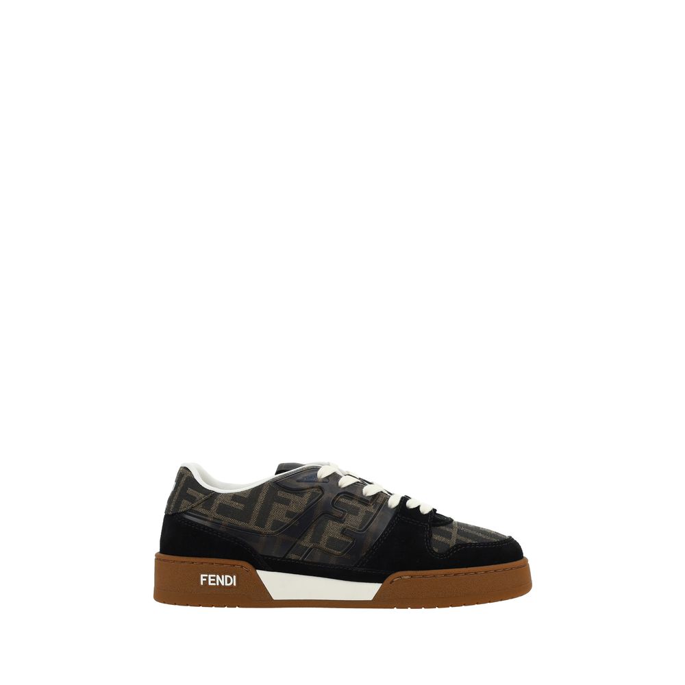 Brown Rubber Low Top Sneakers