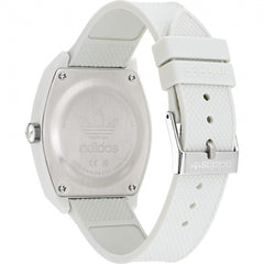 White Synthetic Dress Watch