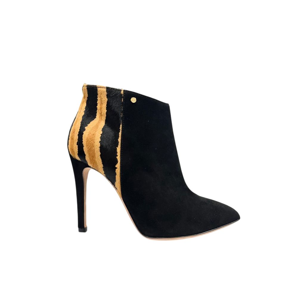 Black Genuine Leather Women Boot