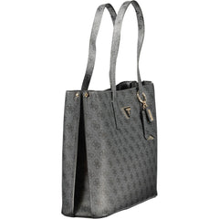 "Nero Poliuretano Women's Handbag"