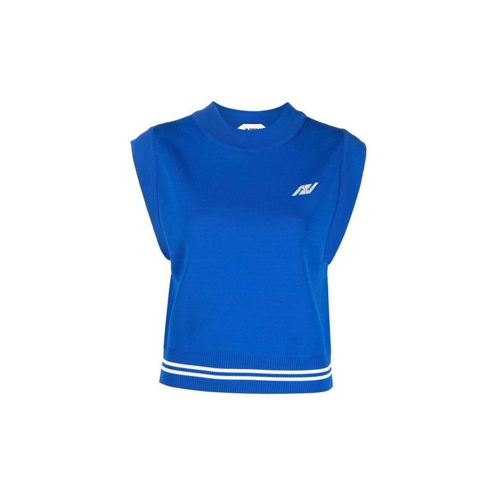 Blue Nylon Waistcoat