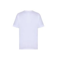 تي شيرت قطن أبيض