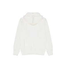 White Cotton Hoodie