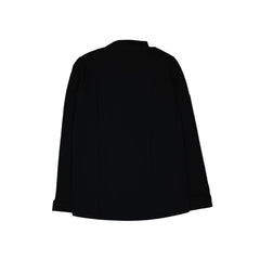 Black Elastane Shell Jacket