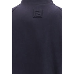 Blue Cashmere Bomber