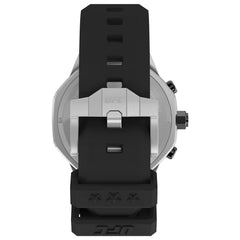 ساعة رياضية سوداء مصنوعة من مادة اصطناعية