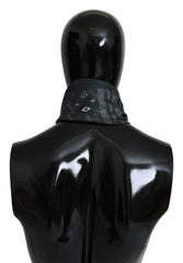 وشاح نسائي من الحرير الأزرق