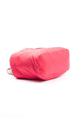 حقيبة كتف نسائية من البوليستر الأحمر