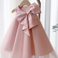 Girls Dress Big Bow Girl Korean Style Baby Girl Dress
