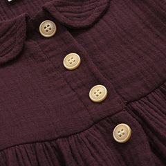 تنورة برنسيس من القطن الرغوي المطبوع عليه رباط على شكل كلية للبنات 