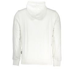 White Cotton Men's Hoodie