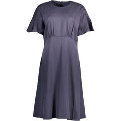 Blue Lyocell Women's Dress