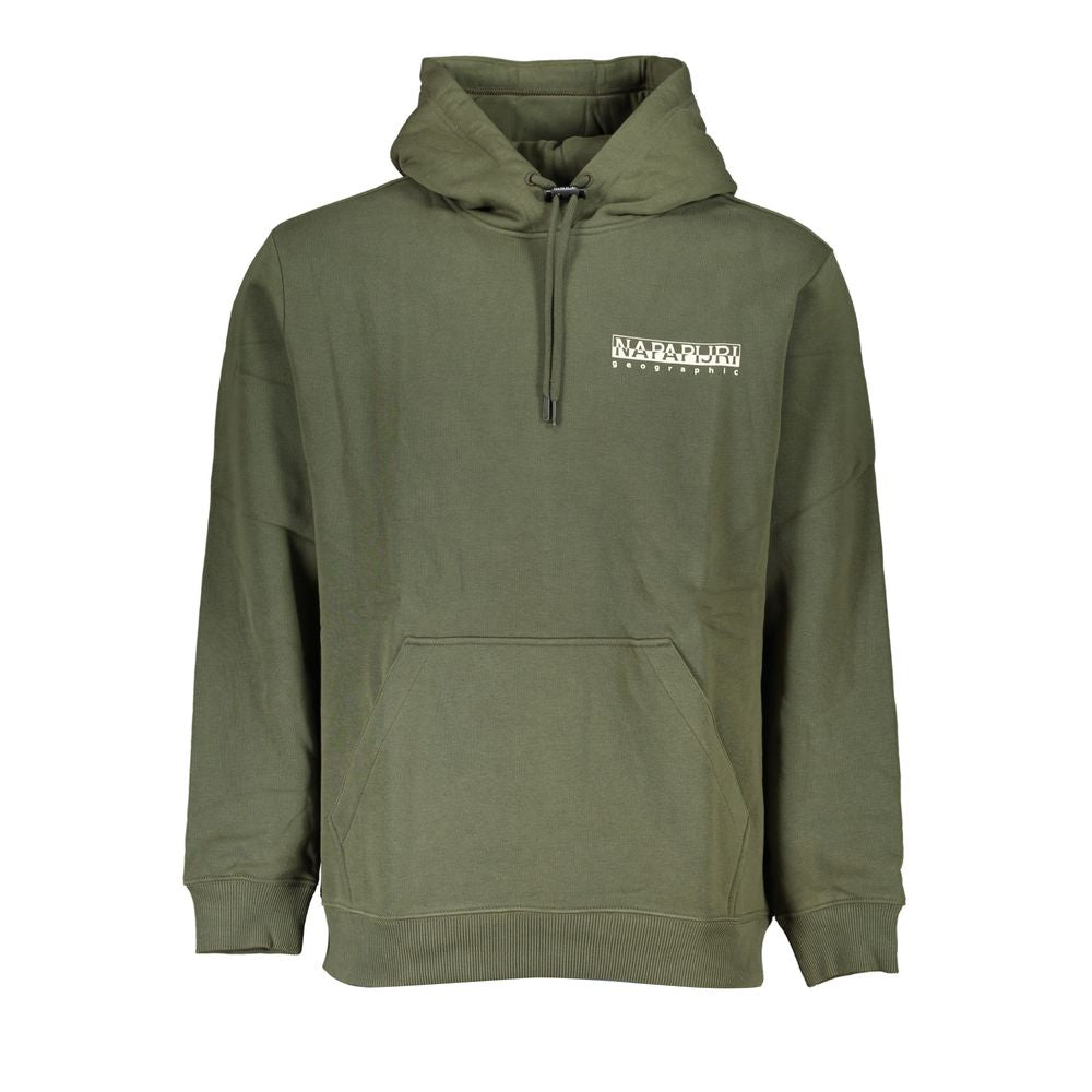 Verde Cotton Men Sweatshirt with Hood
