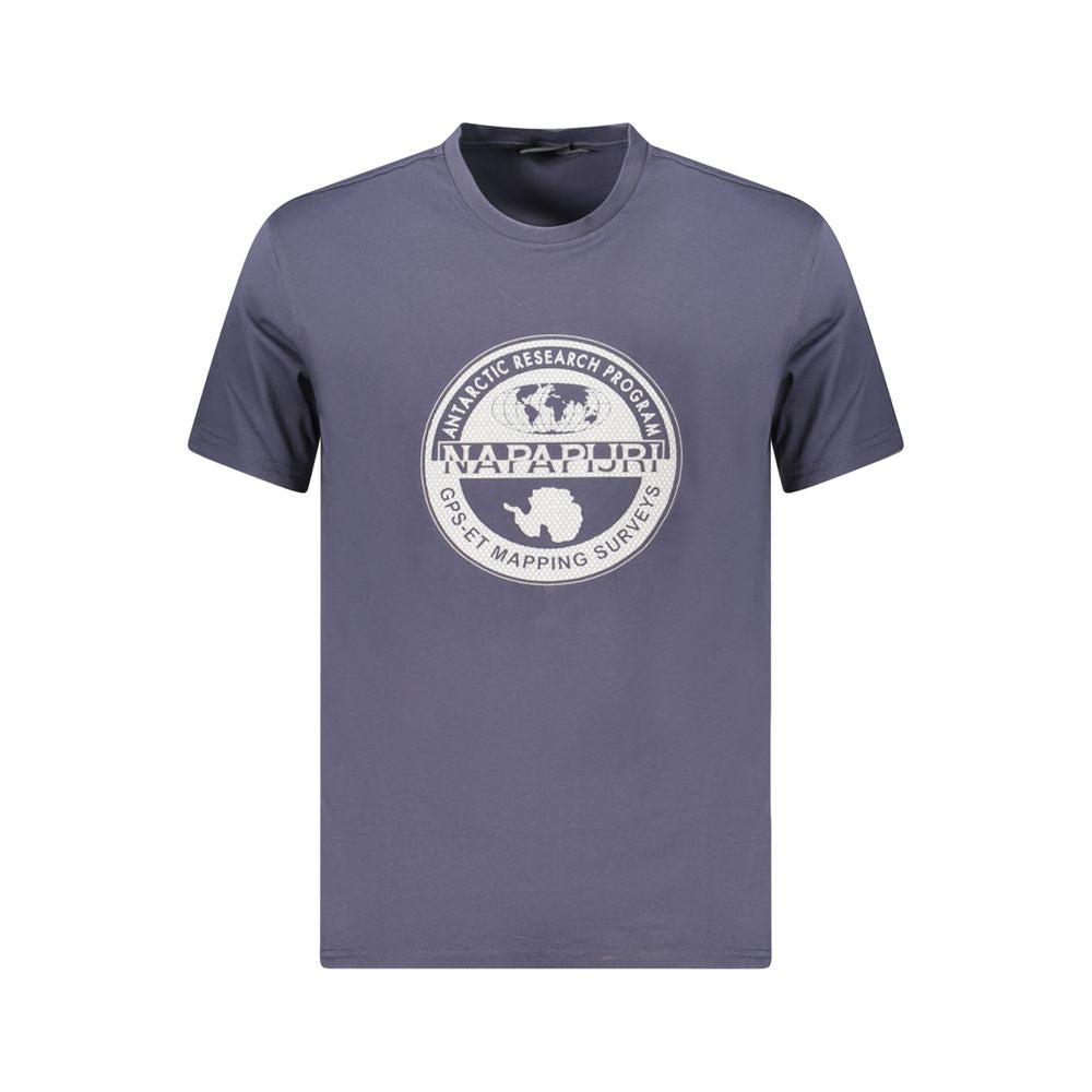 Blue Organic Cotton Men T-Shirt