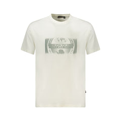White Cotton Men's T-Shirt