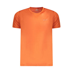 Arancione Polyester Men T-Shirt