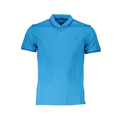 Azzurro Cotton Men Polo Shirt