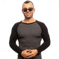 نظارات شمسية بلاستيكية سوداء